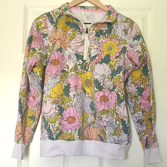 Vera Bradley French Terry Floral - M - Picture 1 of 2